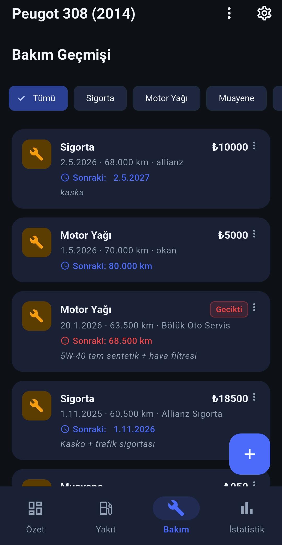 CEPTE GARAJ ekran 2